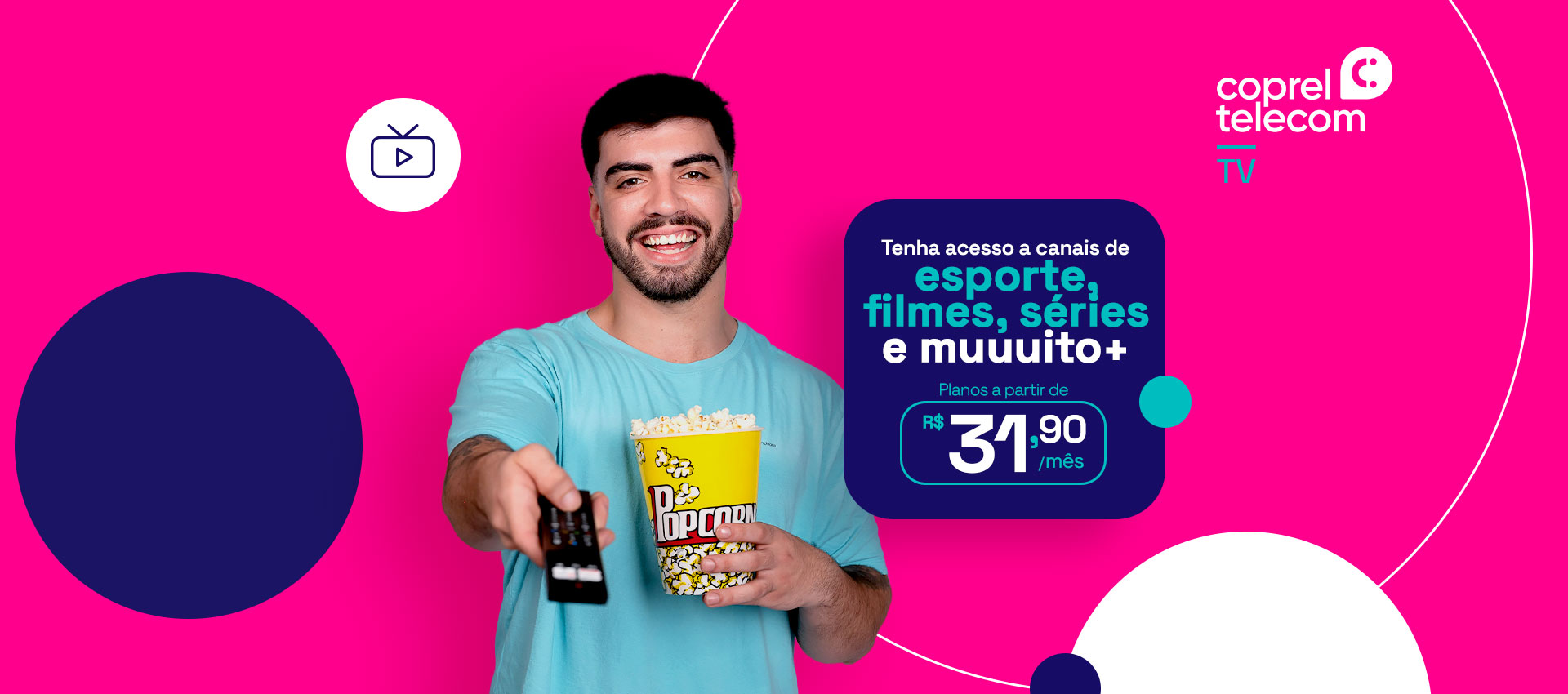 Banner TV Coprel Telecom